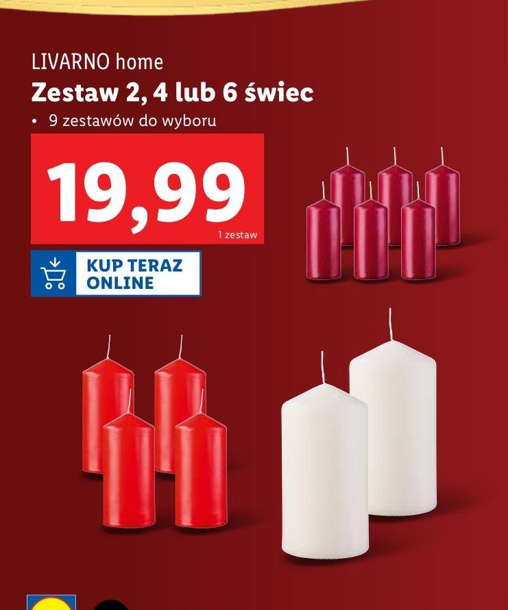 Świeczki LIVARNO HOME promocja