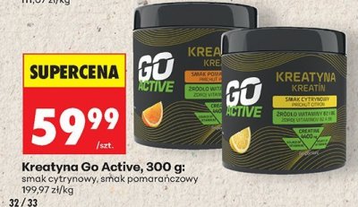 Kreatyna Go Active pomarańczowy 300g promocja w Biedronka