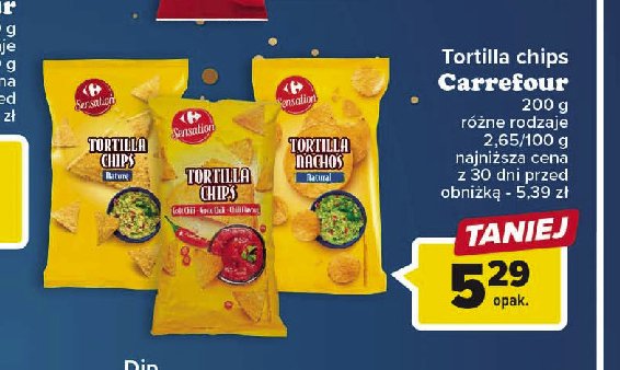 Chipsy tortilla solone Carrefour promocja