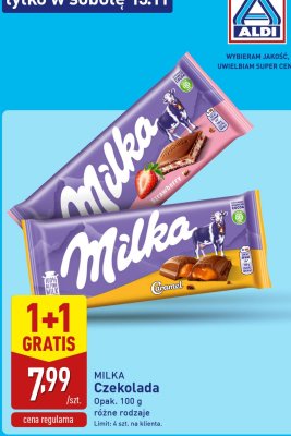 Czekolada Caramel 100 g promocja w Aldi