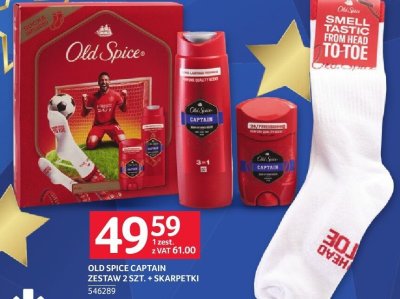 Zestaw Old Spice Captain 2 szt. + skarpetki promocja w Selgros
