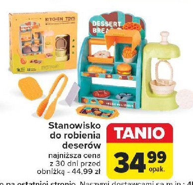 Stanowisko do robienia deserów promocja