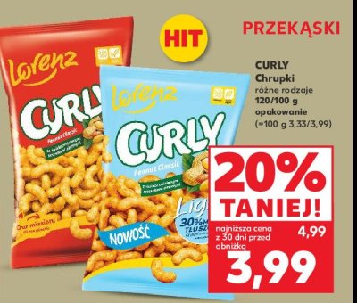 Chrupki light Lorenz curly promocja