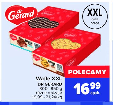 Wafelki w czekoladzie Dr gerard promocja