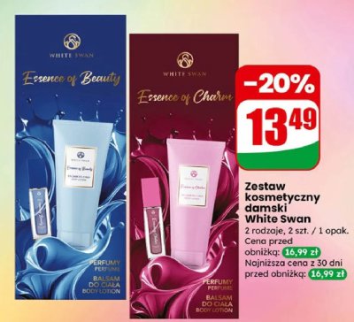 Zestaw kosmetyczny damski White Swan Essence of Beauty promocja w Dino