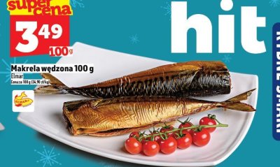 Makrela wędzona 100 g promocja w TOPAZ