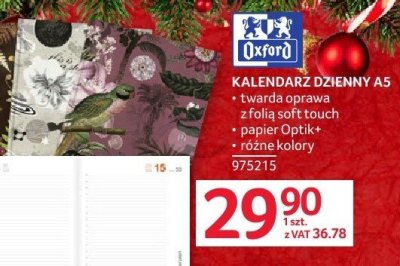 Kalendarz dzienny A5 promocja w Selgros