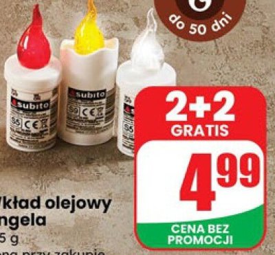 Wkład do znicza LED S5 promocja w Dino