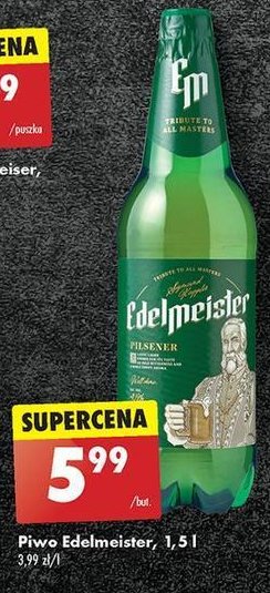 Piwo Edelmeister promocja w Biedronka