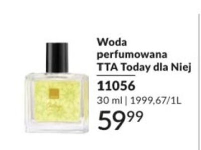 Woda perfumowana TTA Today dla Niej promocja w AVON