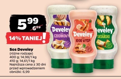 Sos różne rodzaje promocja w Netto