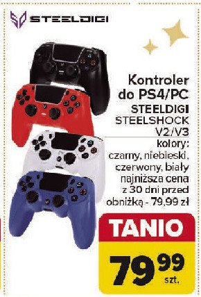 Kontroler steelshock v3 czerwony promocja