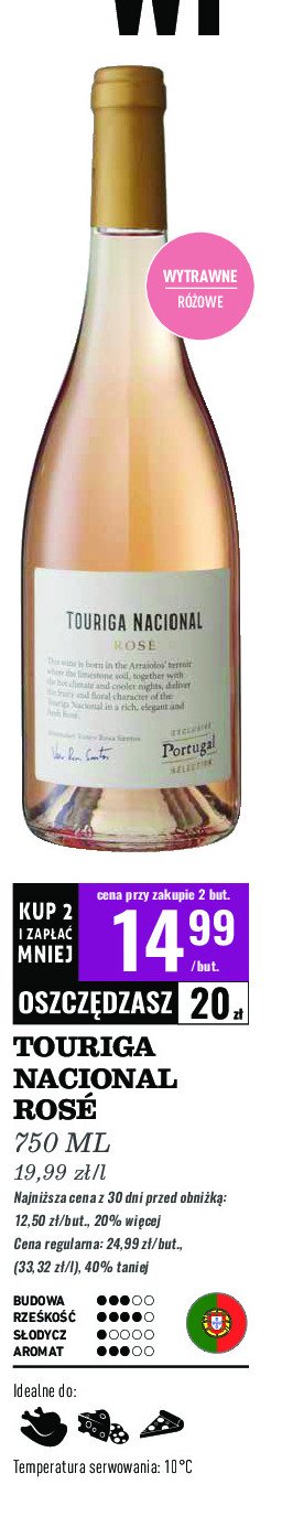 Wino Touriga nacional rose promocja w Biedronka