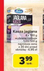 Kasza jaglana Melvit promocja w Carrefour