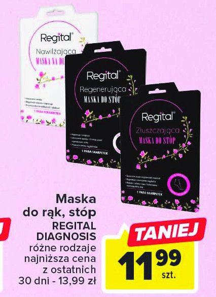Maska do st贸p z艂uszczaj膮ca Regital promocja