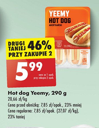 Hot dog Yeemy promocja