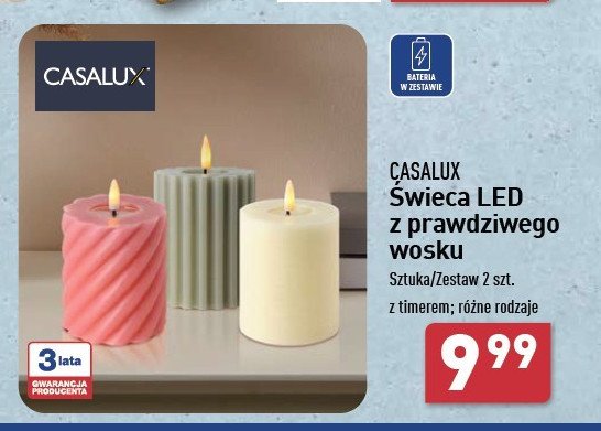 Świece woskowe led promocja