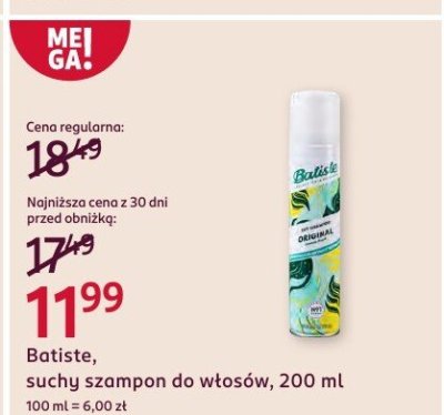 Szampon promocja w Rossmann
