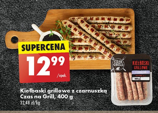 Kiełbaski z czarnuszką Czas na grill promocja