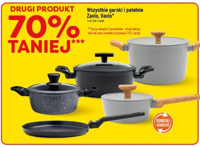 Garnki i patelnie Zavio, Vavio promocja w POLOmarket