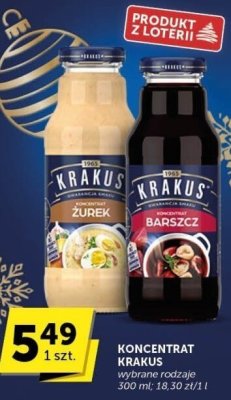 Koncentrat Krakus barszcz promocja w ABC