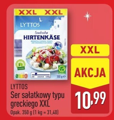 Ser sałatkowy typu greckiego XXL promocja w Aldi