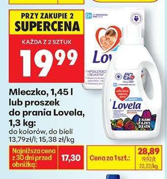 Proszek do prania 1,3 kg promocja w Biedronka