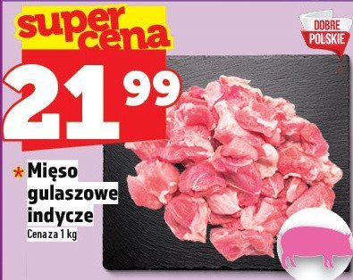 Mięso gulaszowe indycze promocja w TOPAZ