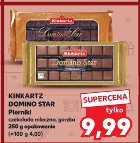 Pierniki w czekoladzie gorzkiej Kinkartz promocja