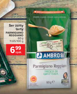 Ser parmigiano reggiano tarty Ambrosi promocja