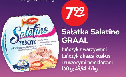 Tuńczyk z warzywami Graal salatino promocja