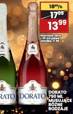 Wino musujące Dorato 750 ml różne rodzaje promocja w Wafelek