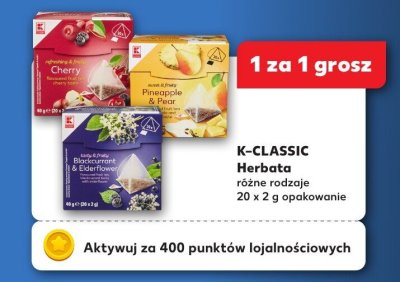 Herbata, różne rodzaje promocja w Kaufland