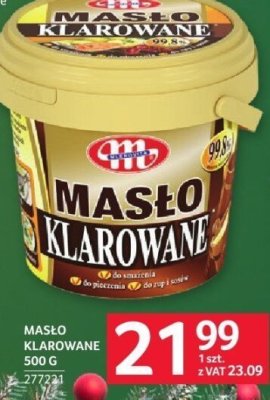 Masło klarowane Mlekovita 500g promocja w Selgros