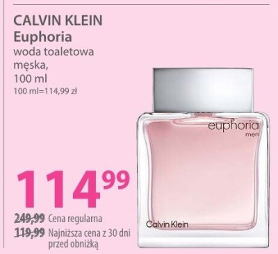 Perfumy CALVIN KLEIN Euphoria woda toaletowa męska promocja w Hebe
