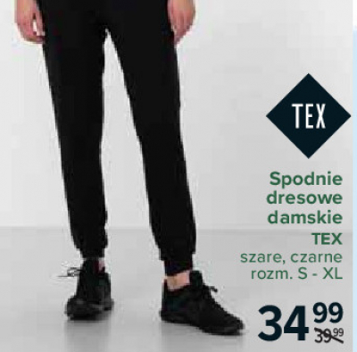 Spodnie dresowe damskie rozm. s-xl szare Tex promocja