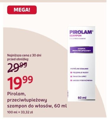 Szampon przeciwłupieżowy do włosów, 60 ml promocja w Rossmann