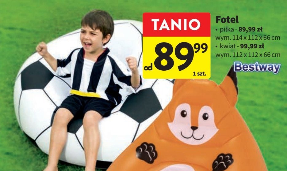 Fotel dmuchany kwiat Bestway promocja