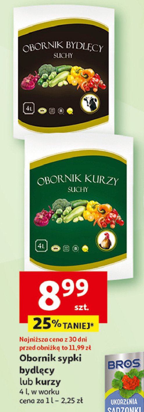 Obornik kurzy suchy Cdn nawozy promocja w Auchan