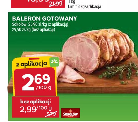 Baleron gotowany Sokołów promocja