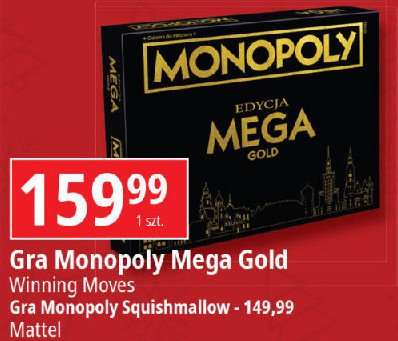 Gra monopoly edycja mega gold Hasbro promocja