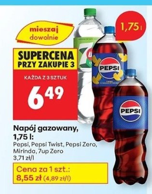 Napój gazowany 1,75 l  promocja w Biedronka