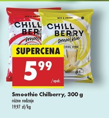 Smoothie tropi-cool vibe Chill berry promocja