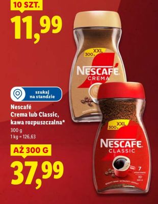 Kawa rozpuszczalna Crema promocja w Lidl
