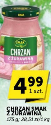 Chrzan Smak z żurawiną promocja w ABC