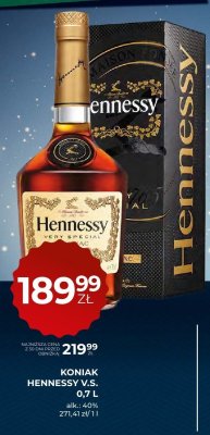 Koniak Hennessy V.S. 0,7 L promocja w Duży Ben