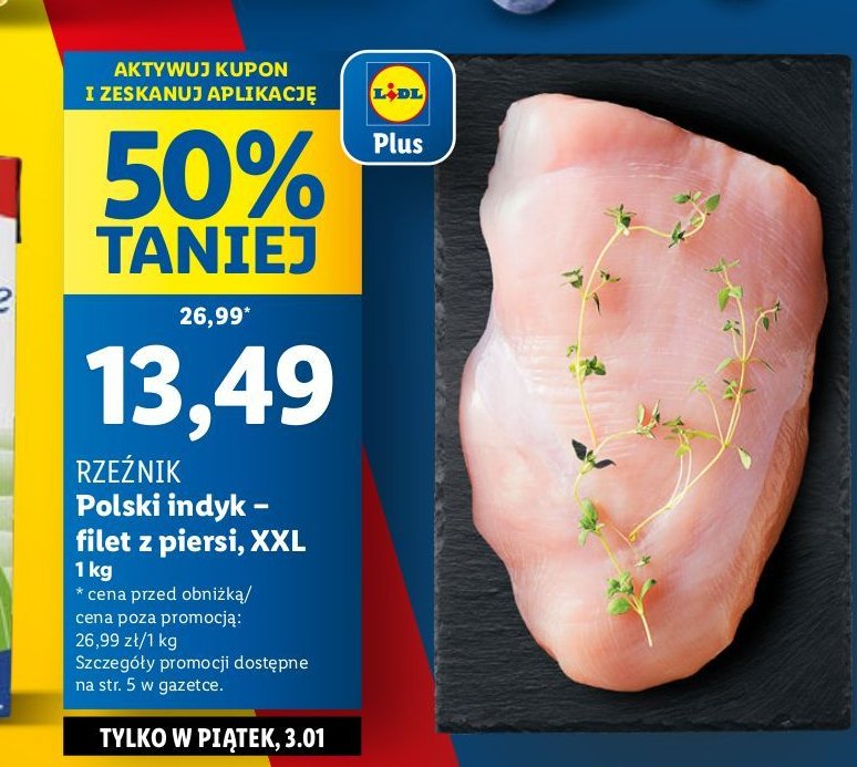 Filet z piersi indyka Rzeźnik codzienna dostawa promocja