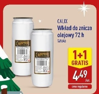 Wkład do znicza olejowy 72 h 1+1 GRATIS promocja w Aldi