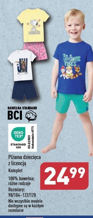 Piżama dziecięca paw patrol promocja