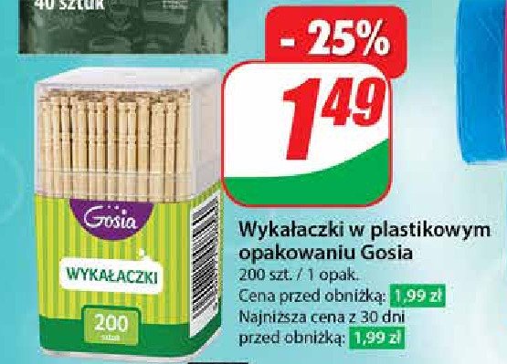 Wykałaczki Gosia promocja